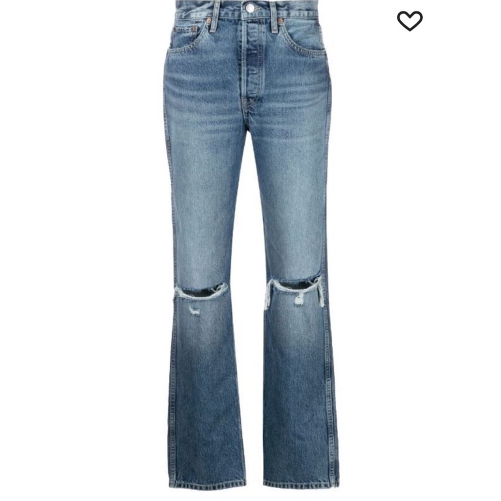 REDONE 90S HIGH RISE LOOSE - DESTROYED MAR SZ 26